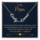 To My Mom - I Love You