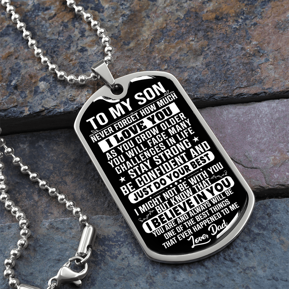 Son - Stay Strong - Love Dad  - INCLUDES FREE SHIPPING