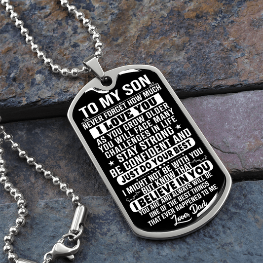 Son - Stay Strong - Love Dad  - INCLUDES FREE SHIPPING