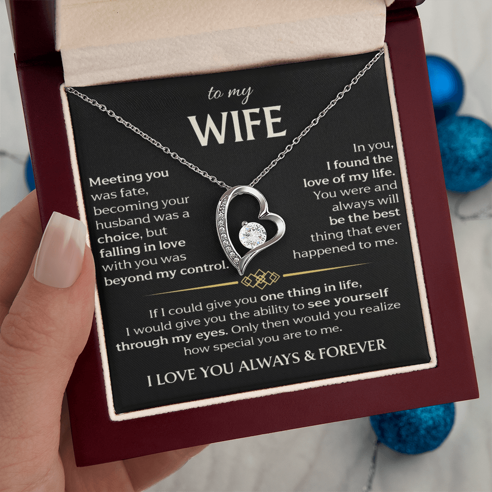To My Wife - Forever Love Necklace