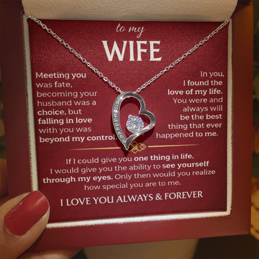 To My Wife - Forever Love Necklace