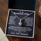 To My Beautiful Wife -  Alluring Beauty Necklace - INCLUDES FREE SHIPPING