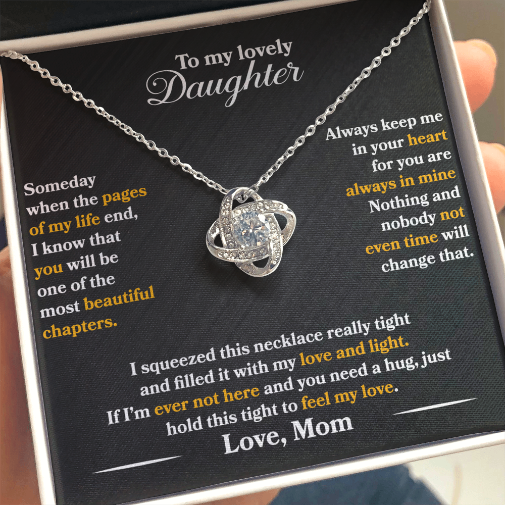 To My Lovely Daughter - Always Keep Me In Your Heart - Love Mom