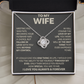 To My Wife - If I Could Give You One Thing - Love Knot Necklace
