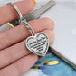 Grandma Loves You - Heart Keychain