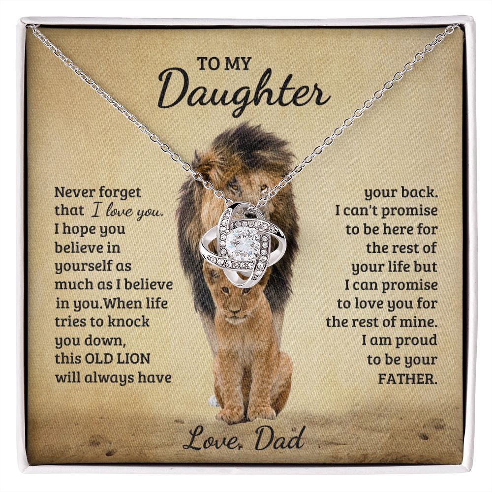 Daughter - Never Forget I Love You - Love Dad - INCLUDES FREE SHIPPING