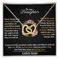 Daughter - Never Forget That I Love You - Love Dad